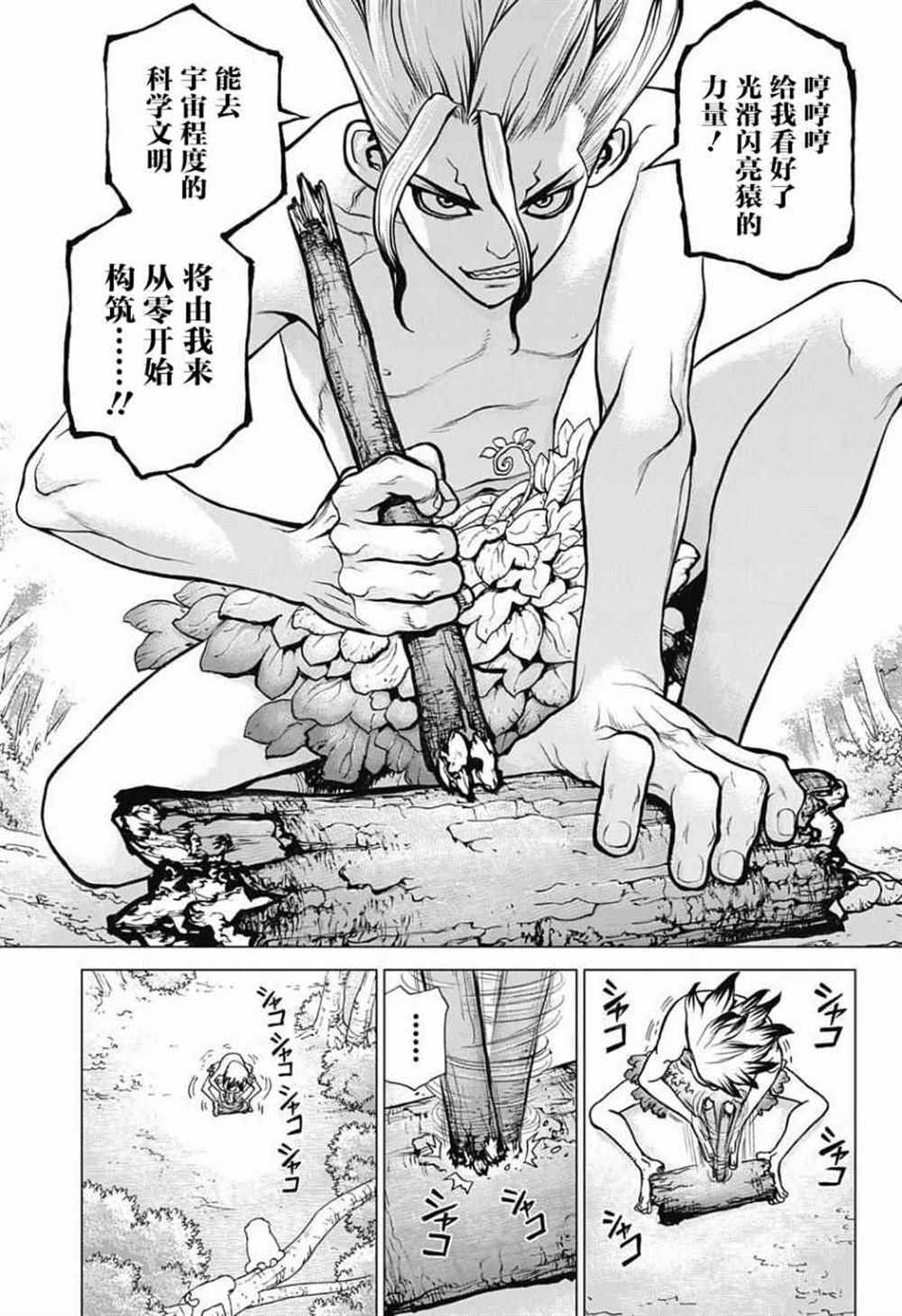 《石纪元（Dr.Stone）》漫画最新章节第13话免费下拉式在线观看章节第【8】张图片