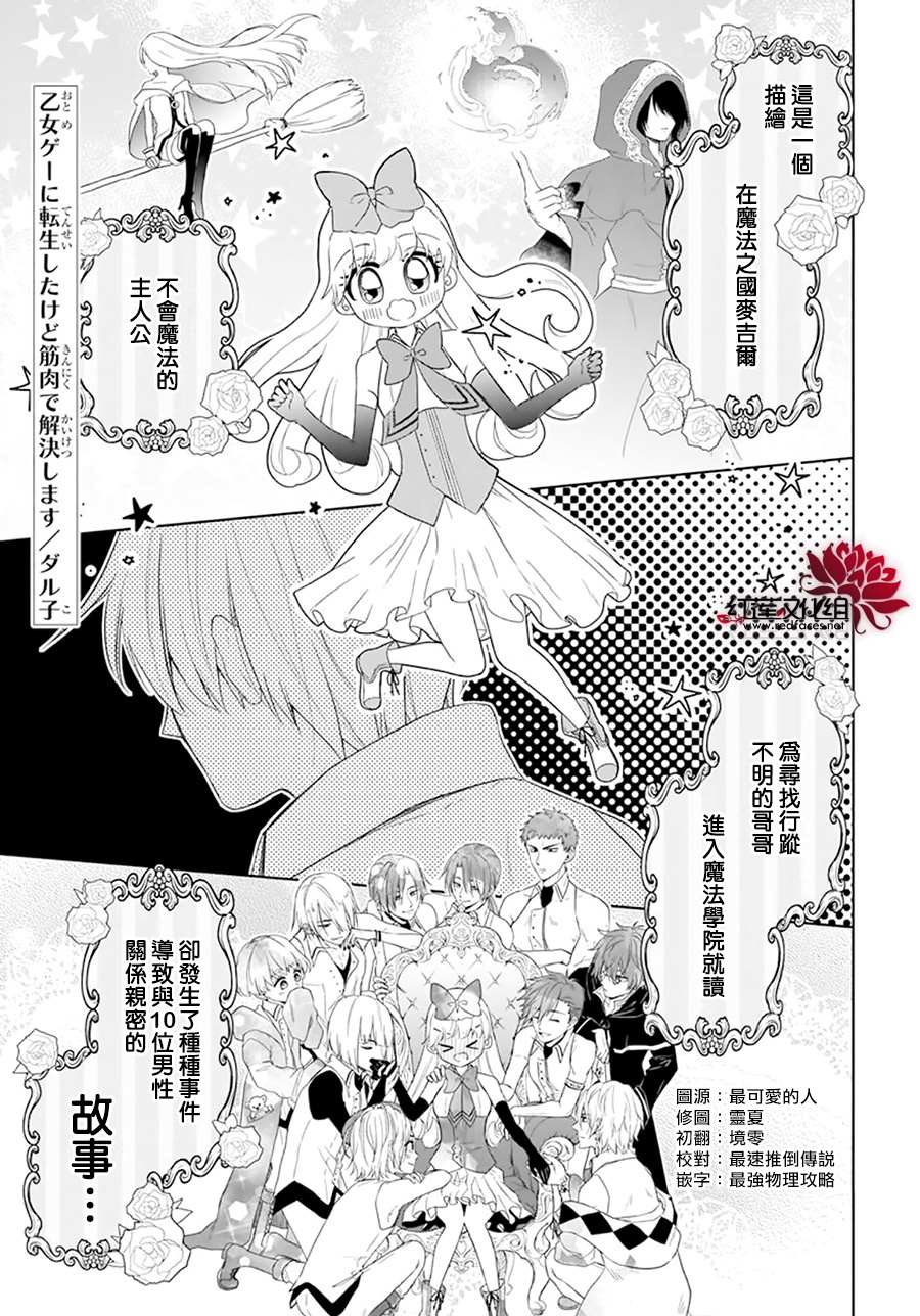 《穿越进乙女游戏后用肌肉摆平一切》漫画最新章节第1话免费下拉式在线观看章节第【1】张图片