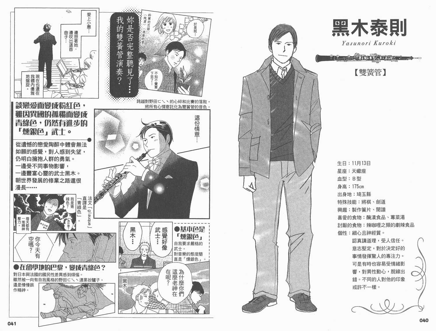 《交响情人梦》漫画最新章节交响情人梦角色资料书免费下拉式在线观看章节第【24】张图片