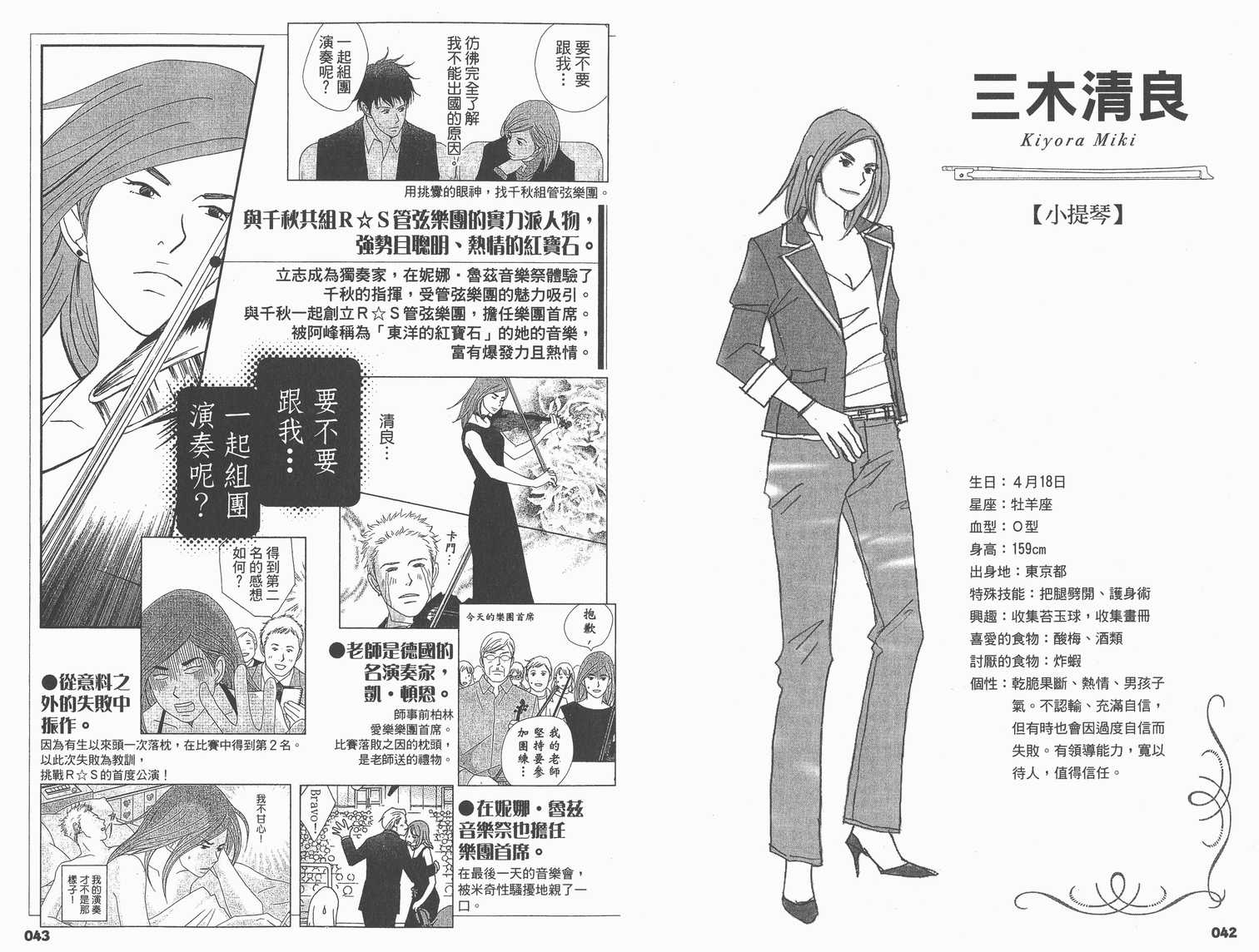 《交响情人梦》漫画最新章节交响情人梦角色资料书免费下拉式在线观看章节第【25】张图片