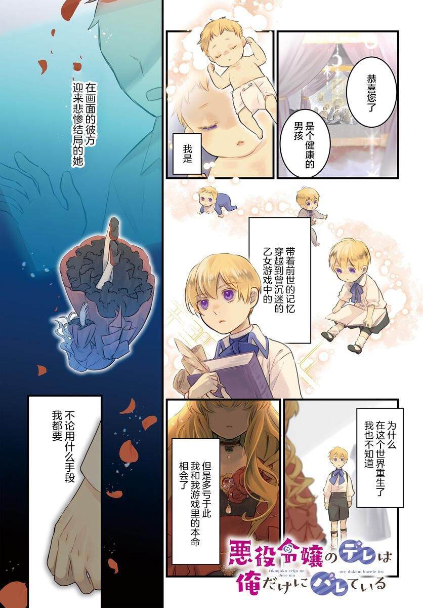 《唯我独占恶役千金的娇羞》漫画最新章节第1话免费下拉式在线观看章节第【1】张图片