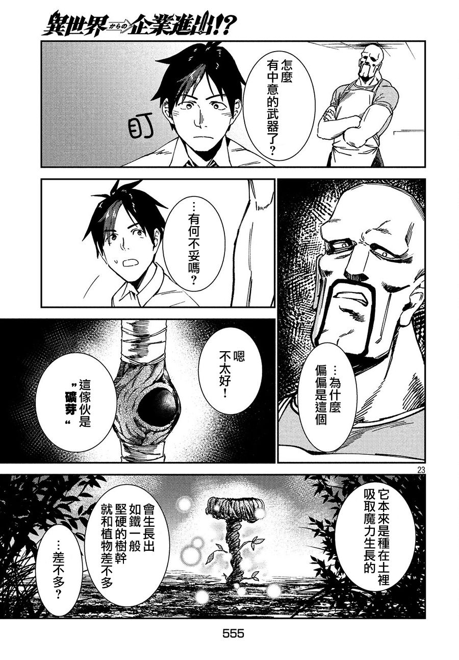 《从异世界开始的业务拓展》漫画最新章节第6话免费下拉式在线观看章节第【23】张图片