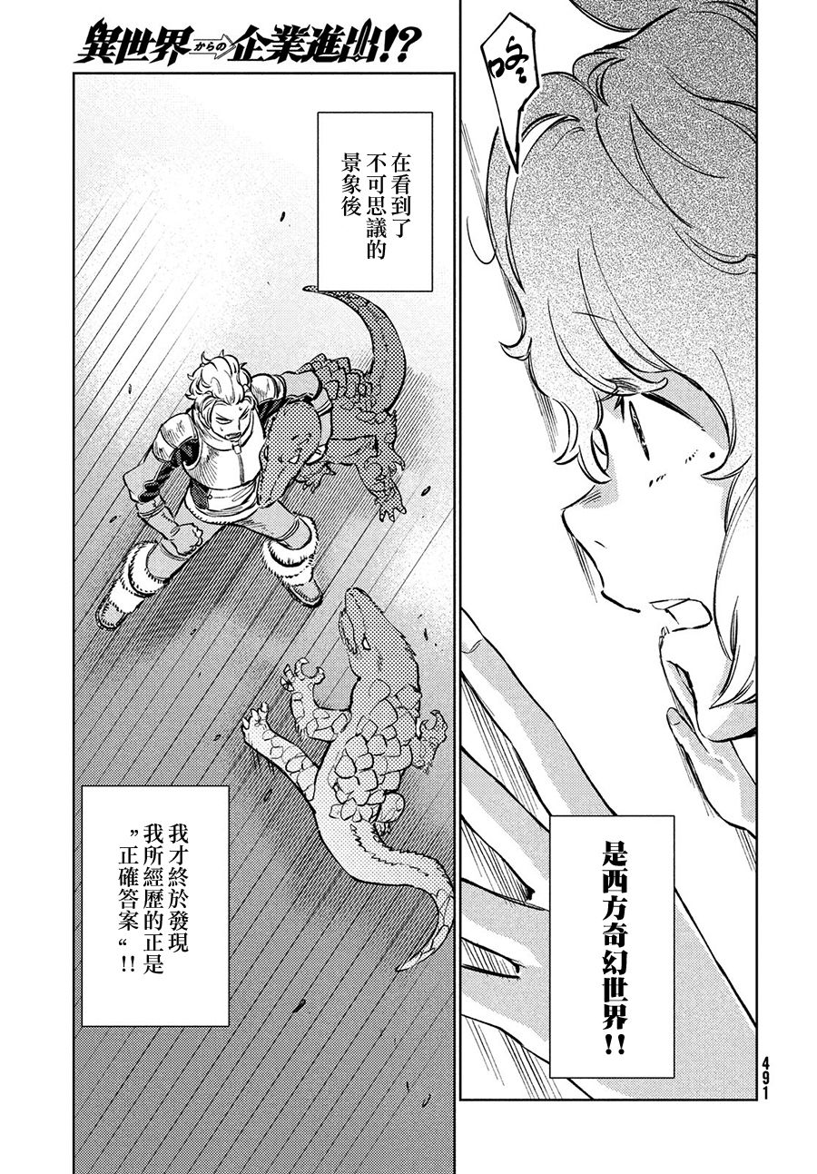 《从异世界开始的业务拓展》漫画最新章节第9话免费下拉式在线观看章节第【13】张图片