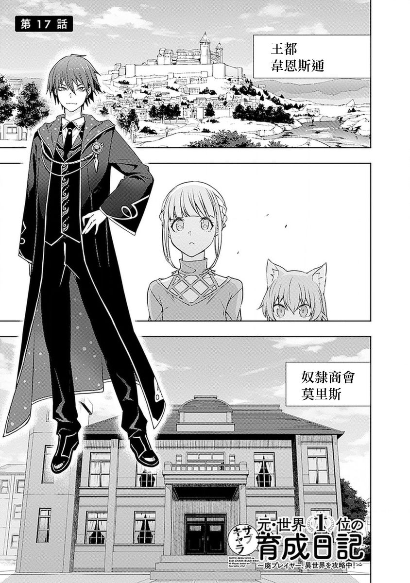 《原·世界第一玩家的小号练成日记~废人玩家、异世界攻略中~》漫画最新章节第17话免费下拉式在线观看章节第【1】张图片