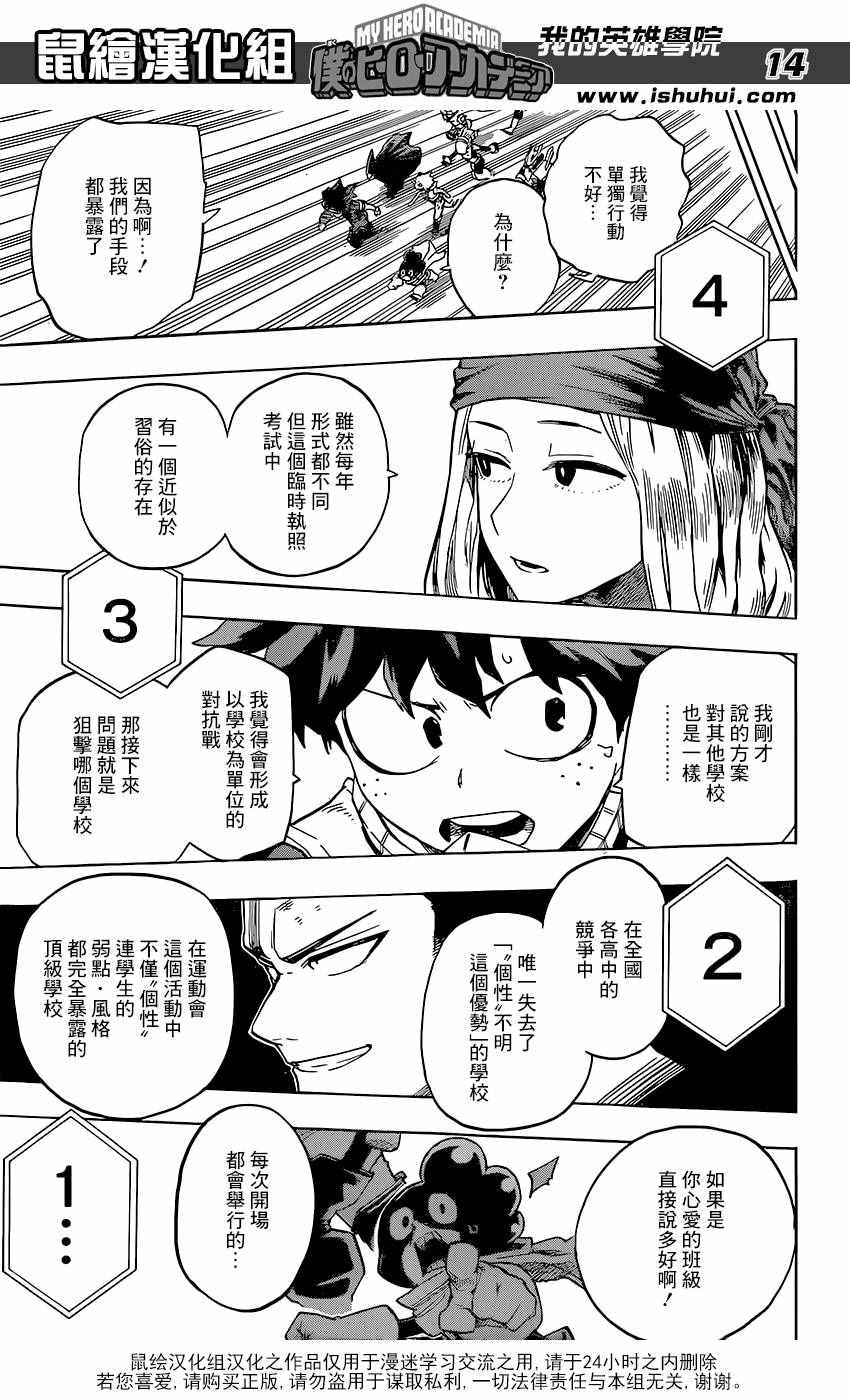 《我的英雄学园》漫画最新章节第103话免费下拉式在线观看章节第【14】张图片