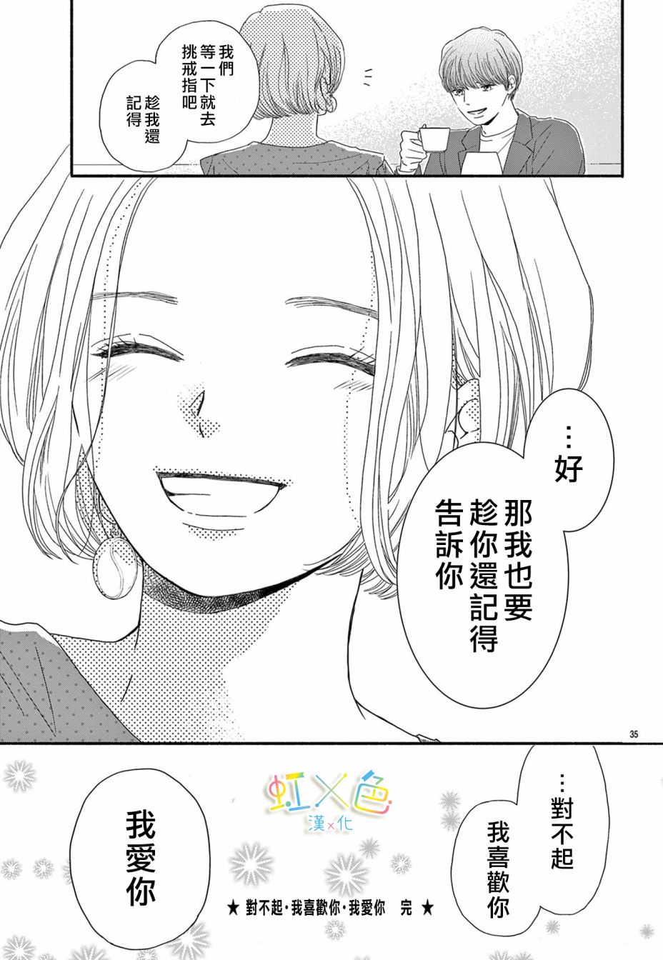 《对不起·我喜欢你·我爱你》漫画最新章节短篇免费下拉式在线观看章节第【35】张图片