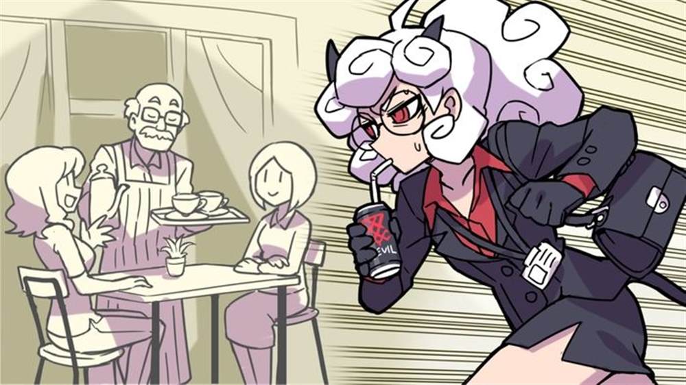 《Helltaker推特短篇集》漫画最新章节Pandemonica‘s business day免费下拉式在线观看章节第【3】张图片